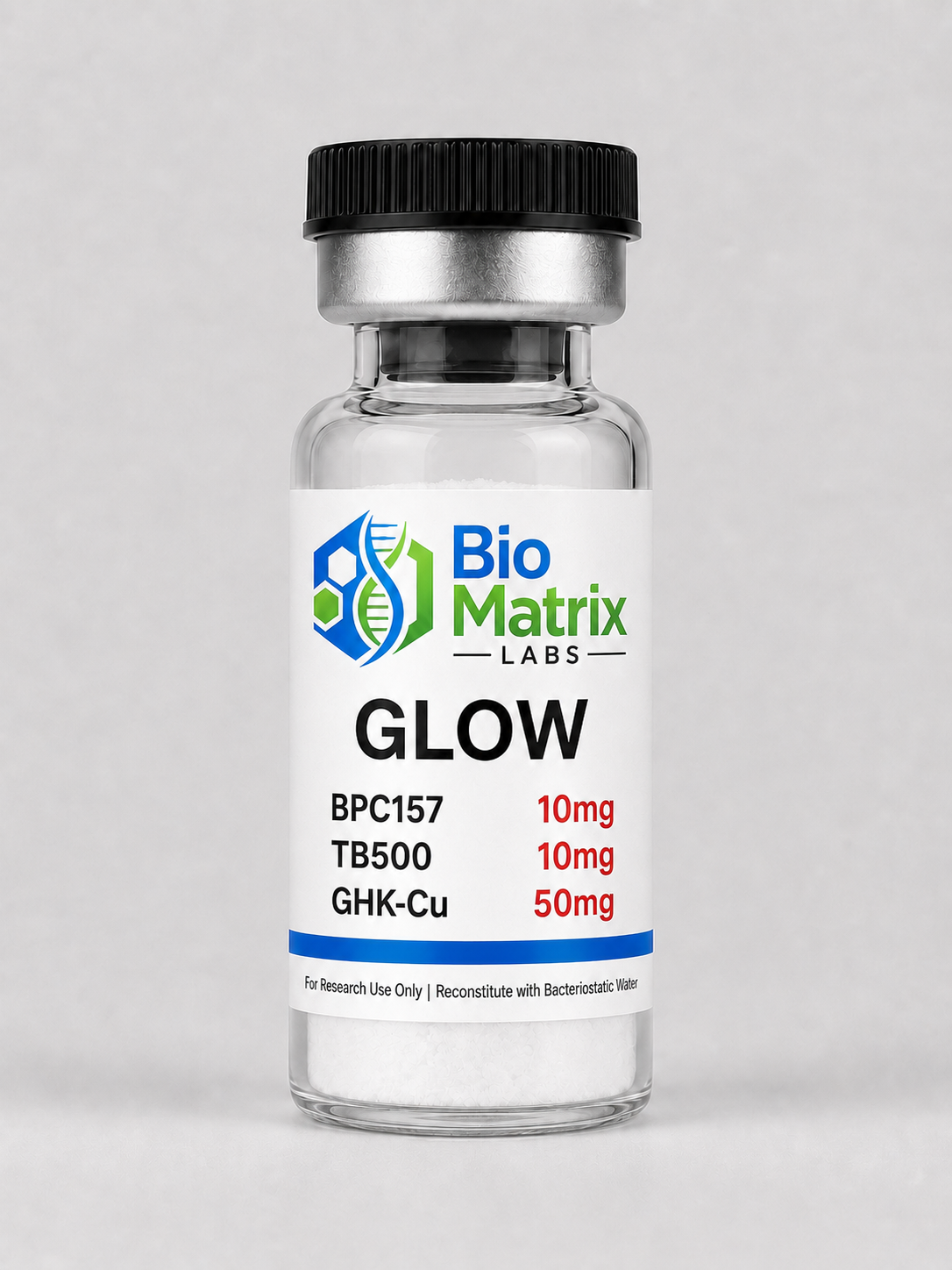 GLOW — BPC-157 10 mg/ TB500 10mg / GHK-Cu 50 mg